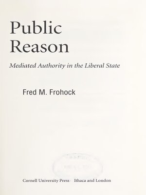 cover image of Public Reason